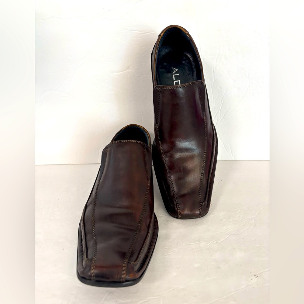 ALDO Brown Square Toe Dress Shoes Size 39